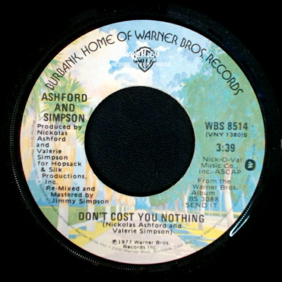 Ashford And Simpson - Let Love Use Me / Don't Cost You Nothing side B