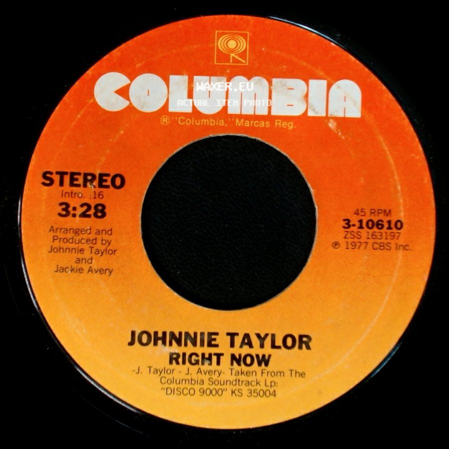 Johnnie Taylor - Disco 9000 / Right Now side B