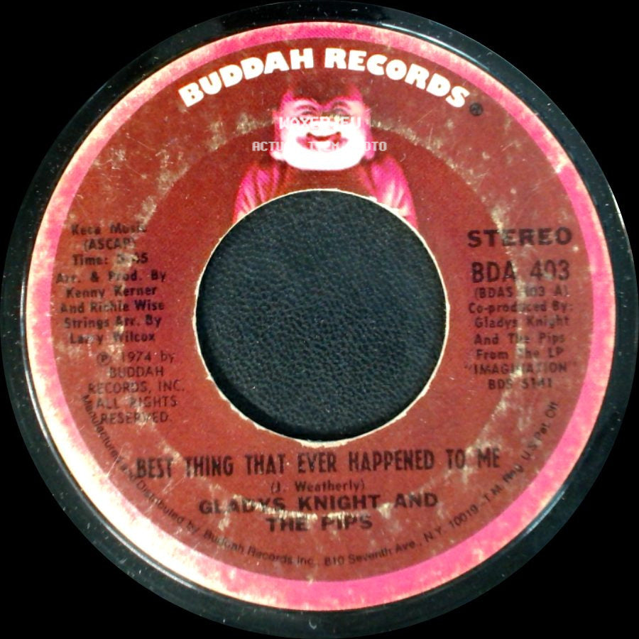 Gladys Knight And The Pips - Once In A Lifetime Thing / Best Thing That Ever Happened To Me side B