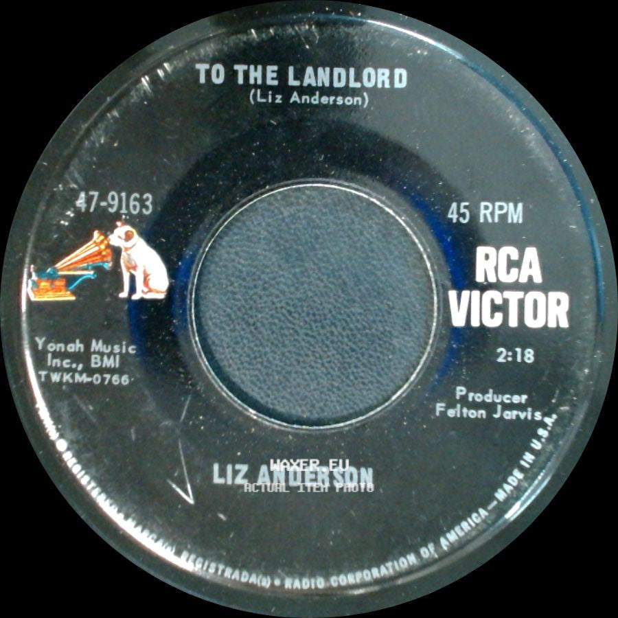 Liz Anderson - To The Landlord / Mama Spank side A