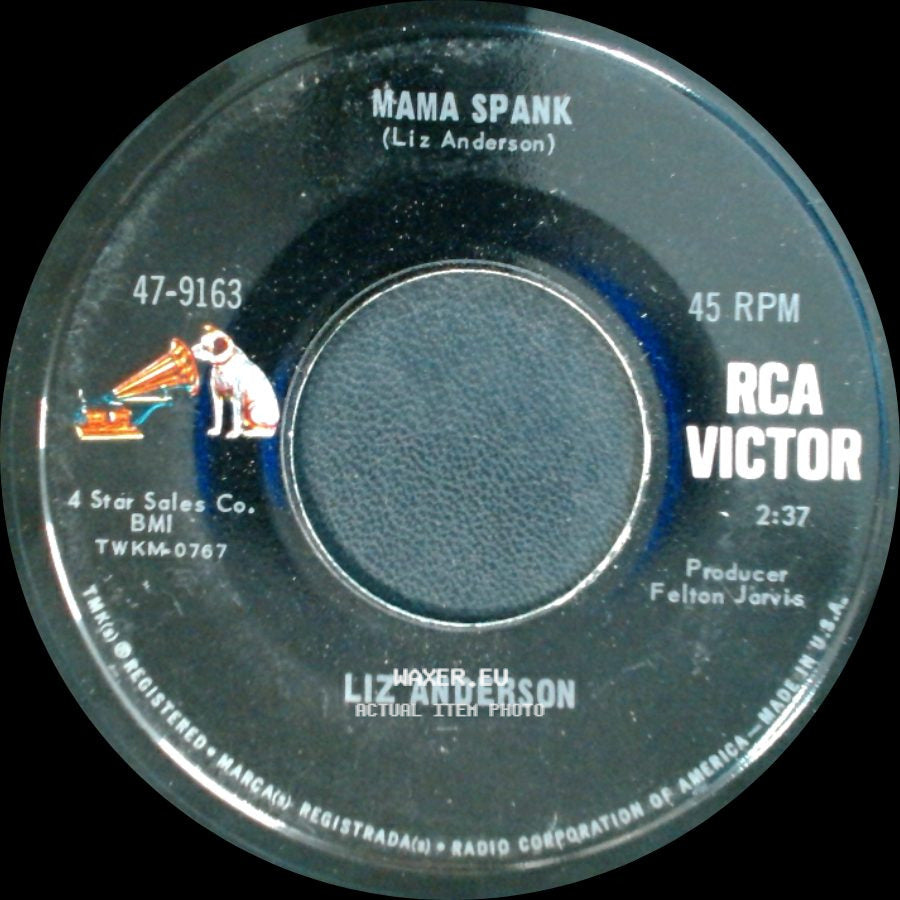 Liz Anderson - To The Landlord / Mama Spank side B