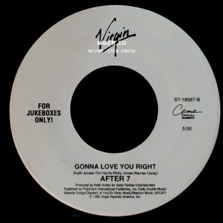 After 7 - Gonna Love You Right / 'til You Do Me Right side A
