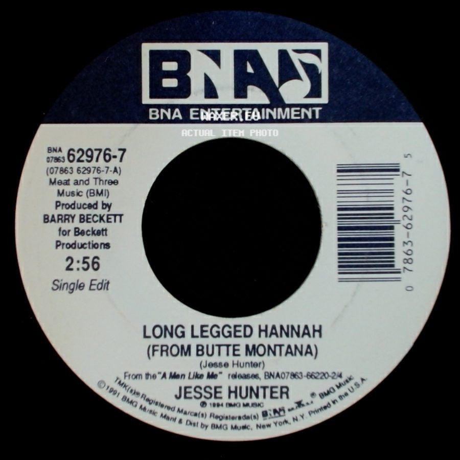 Jesse Hunter - Long Legged Hannah (From Butte Montana) / Long Legged Hannah (From Butte Montana) side A