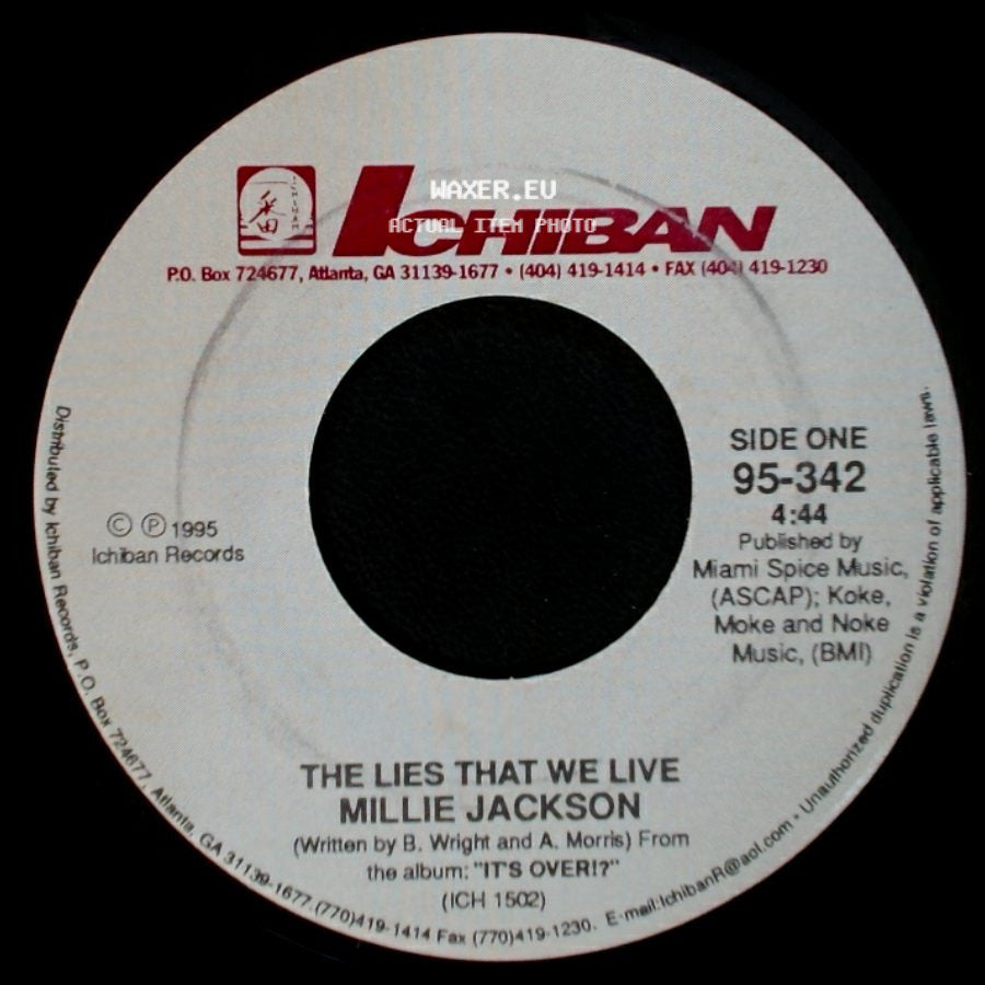 Millie Jackson - The Lies That We Live / Breaking Up Somebody's Home side A