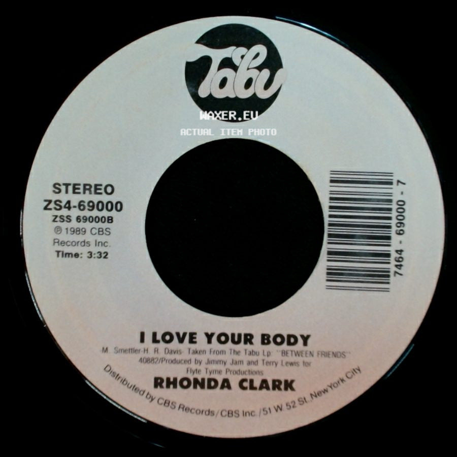 Rhonda Clark - State Of Attraction (Radio Mix) / I Love Your Body side B
