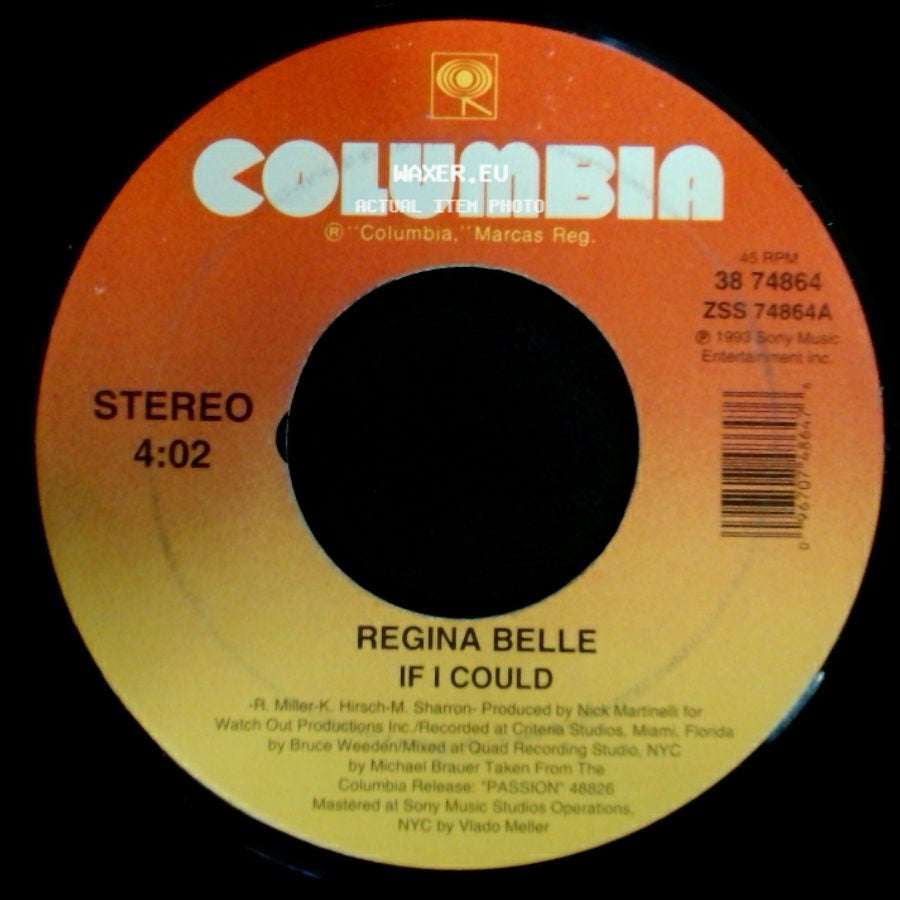 Regina Belle - Love / If I Could side B