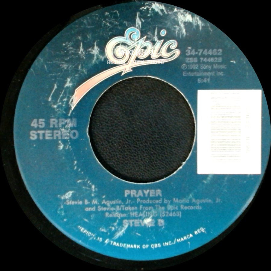 Stevie B - Prayer / Prayer side A