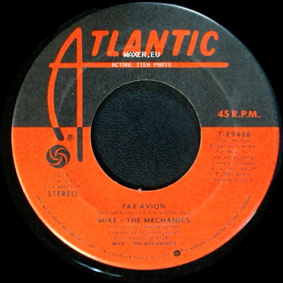 Mike + The Mechanics - Silent Running (On Dangerous Ground) / Par Avion side B