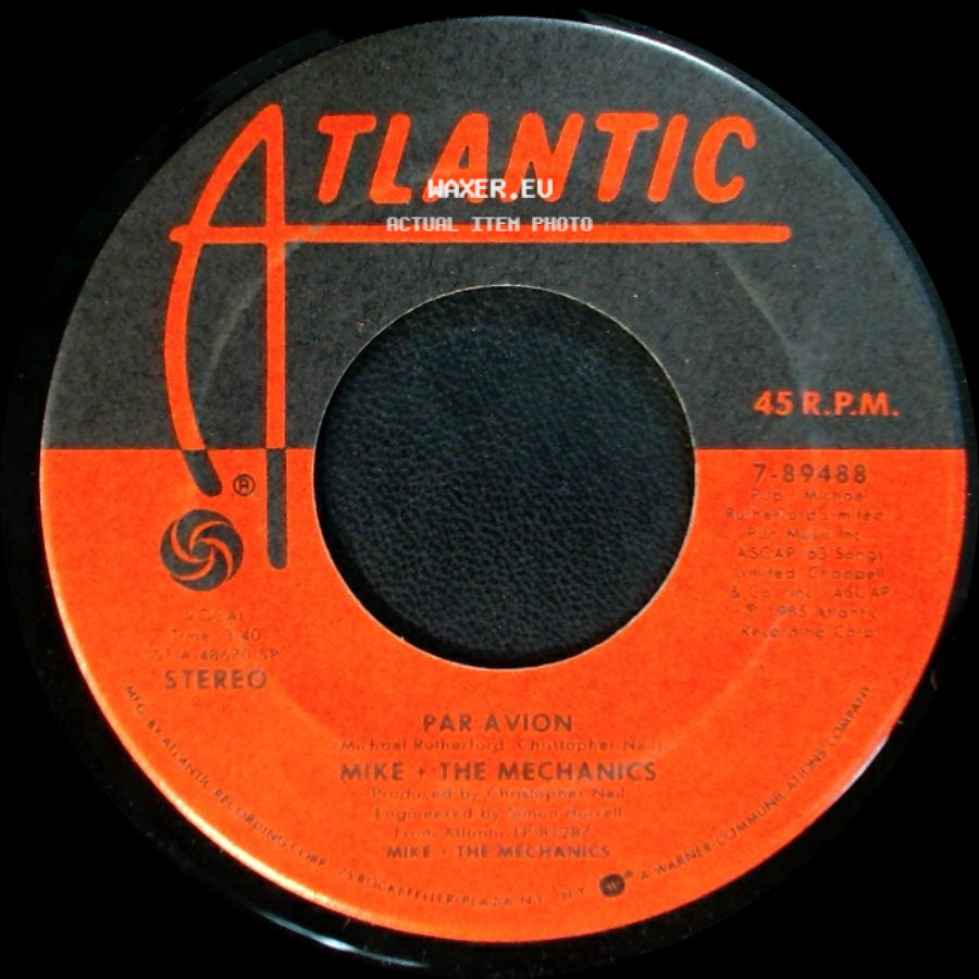 Mike + The Mechanics - Silent Running (On Dangerous Ground) / Par Avion side B