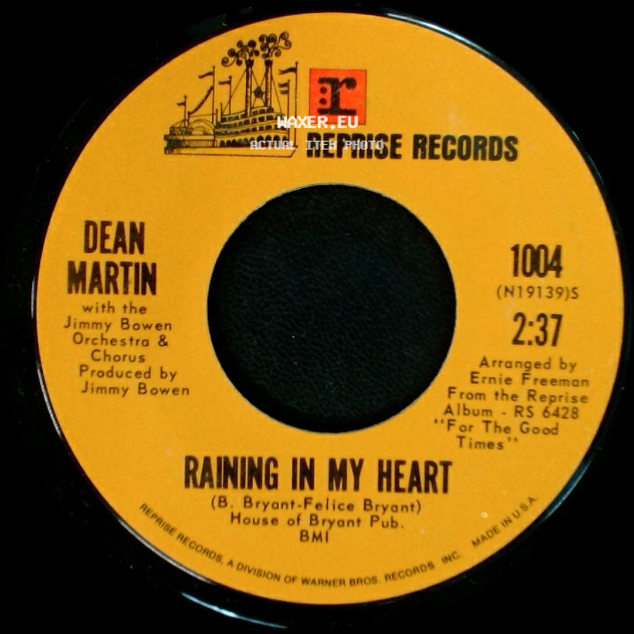 Dean Martin - Raining In My Heart / She's A Little Bit Country side A