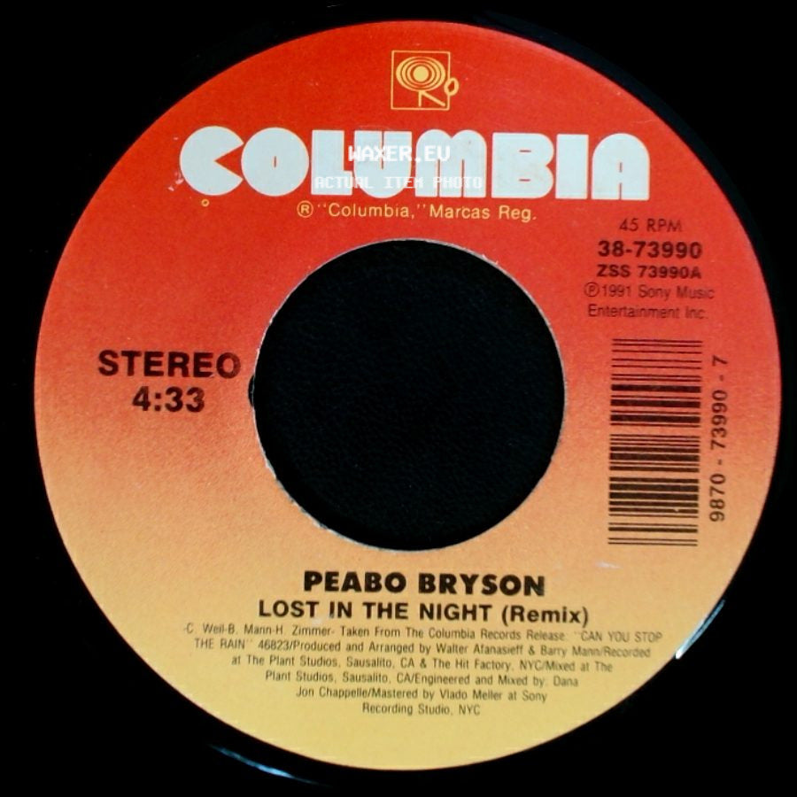Peabo Bryson - You Don't Have To Beg / Lost In The Night (Remix) side B