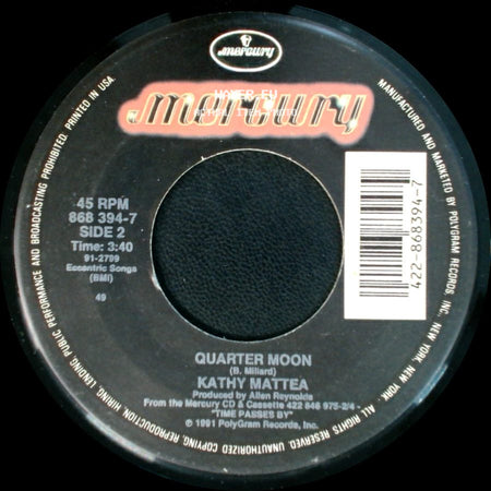 Kathy Mattea - Whole Lotta Holes / Quarter Moon side B