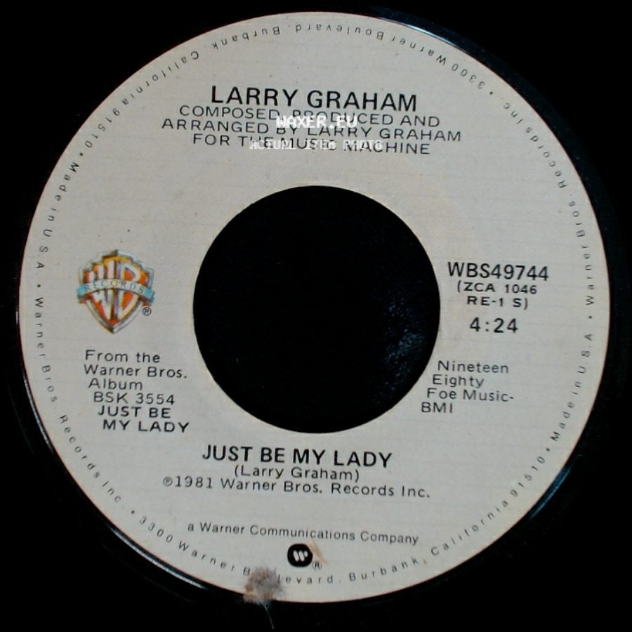 Larry Graham - Just Be My Lady / Feels Like Love side A