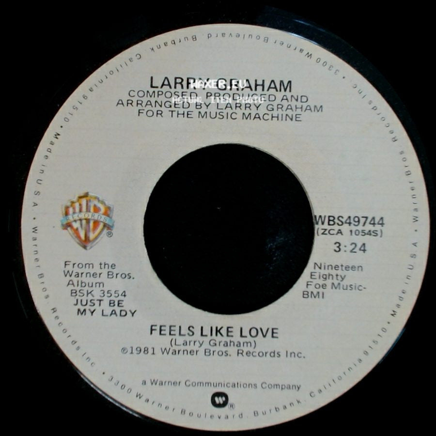 Larry Graham - Just Be My Lady / Feels Like Love side B