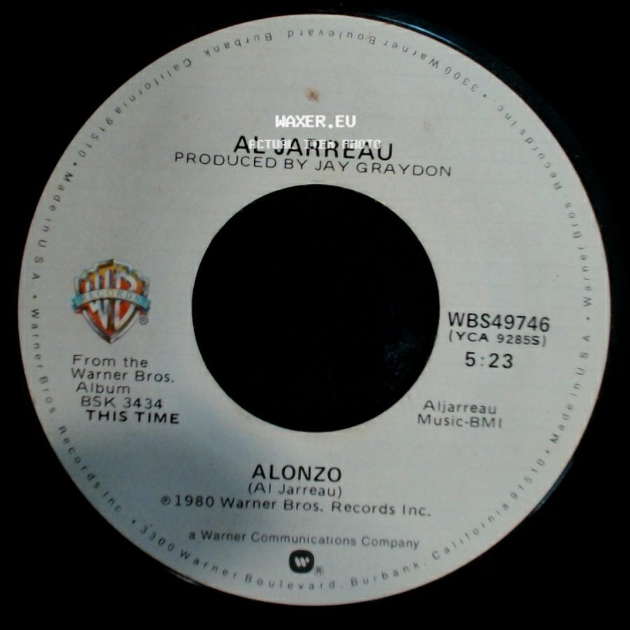 Al Jarreau - We're In This Love Together / Alonzo side B
