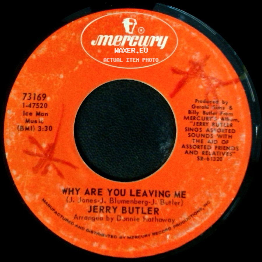 Jerry Butler - Why Are You Leaving Me / If It's Real What I Feel side A