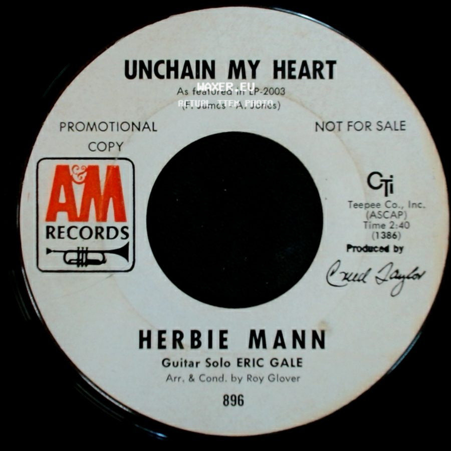 Herbie Mann - Glory Of Love / Unchain My Heart side B