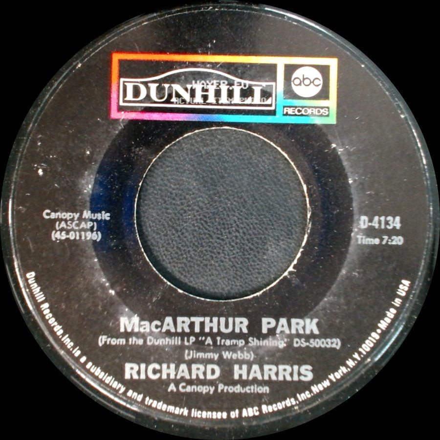 Richard Harris - Didn't We / Macarthur Park side B