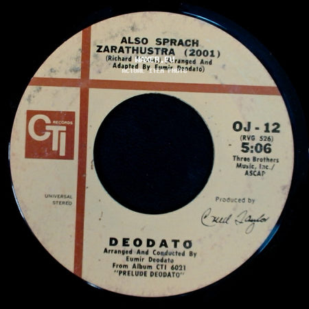 Deodato - Also Sprach Zarathustra (2001) / Spirit Of Summer side A