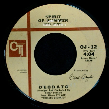 Deodato - Also Sprach Zarathustra (2001) / Spirit Of Summer side B
