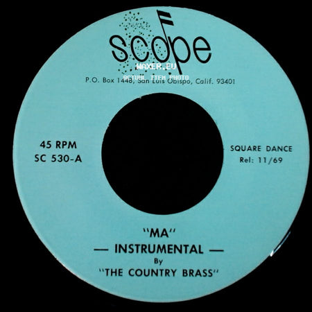 Tommy Cavanagh / The Country Brass - Ma / Ma side B