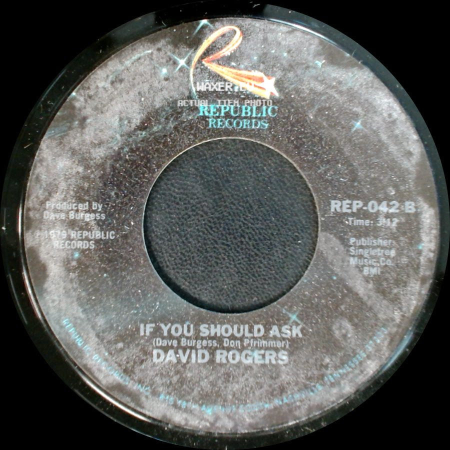 David Rogers - If You Should Ask / You Are My Rainbow side A