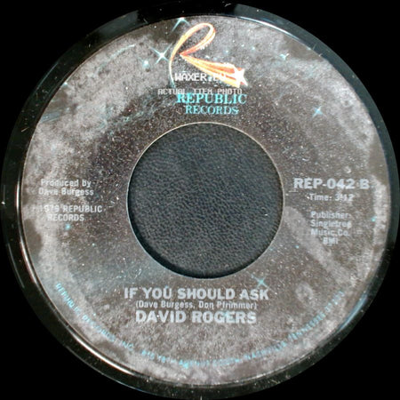 David Rogers - If You Should Ask / You Are My Rainbow side A