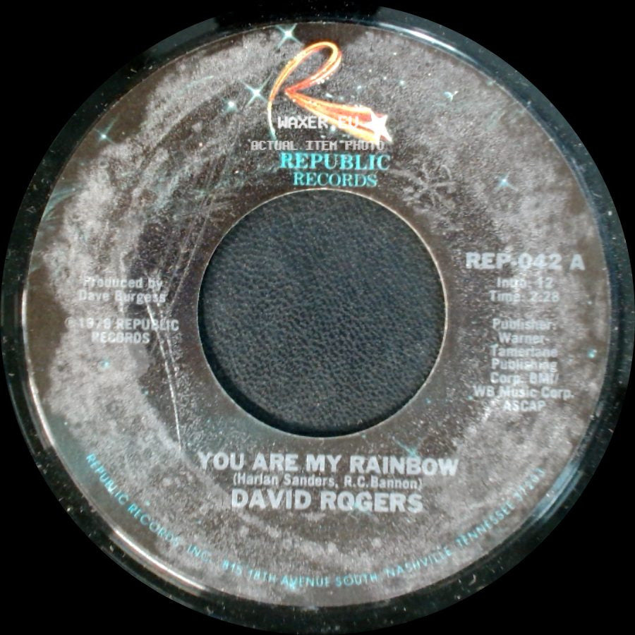 David Rogers - If You Should Ask / You Are My Rainbow side B