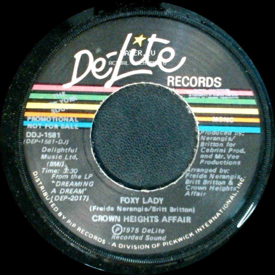 Crown Heights Affair - Foxy Lady / Foxy Lady side B