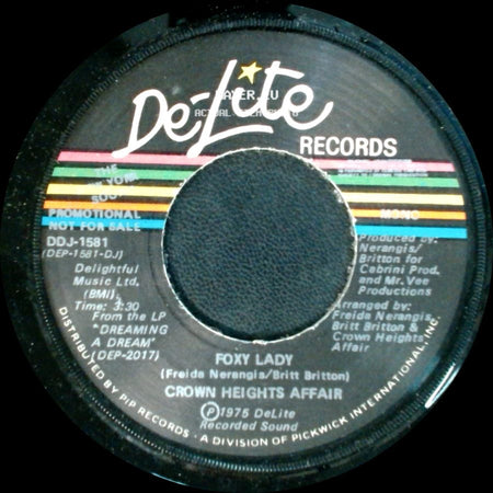 Crown Heights Affair - Foxy Lady / Foxy Lady side B