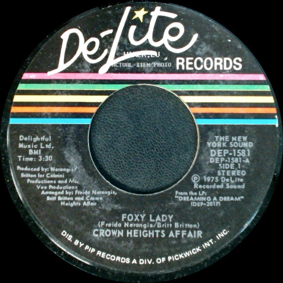 Crown Heights Affair - Foxy Lady / Picture Show side A