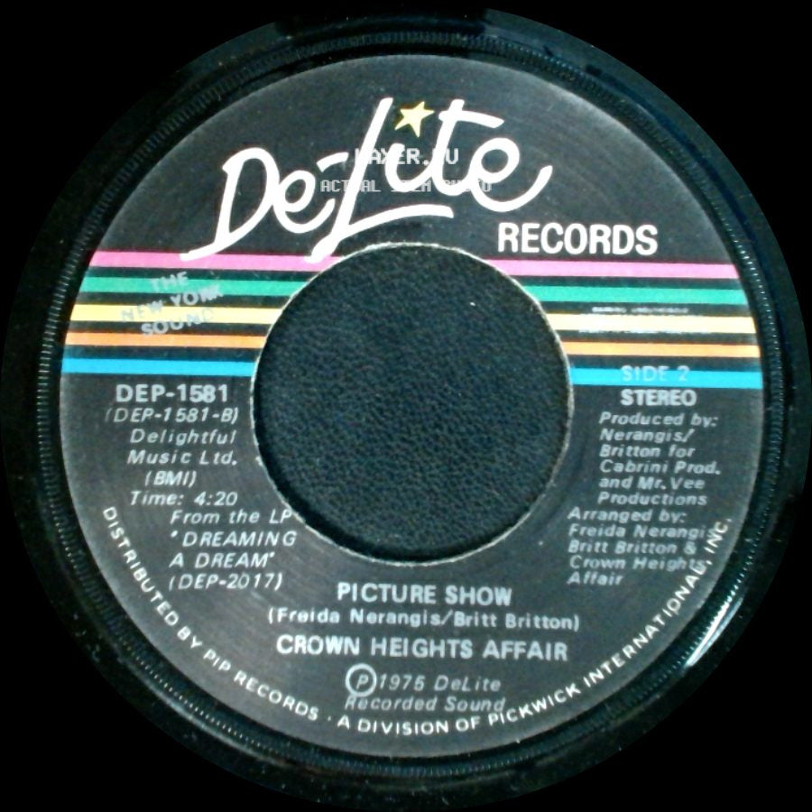 Crown Heights Affair - Foxy Lady / Picture Show side B