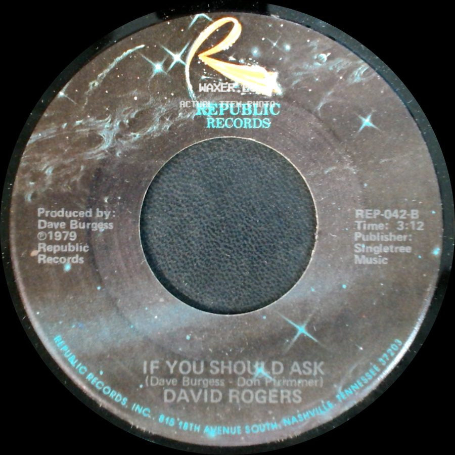 David Rogers - If You Should Ask / You Are My Rainbow side A