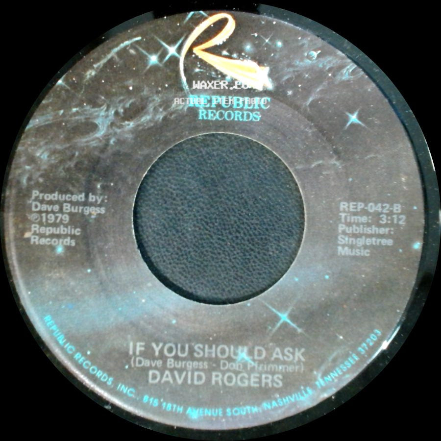 David Rogers - If You Should Ask / You Are My Rainbow side A