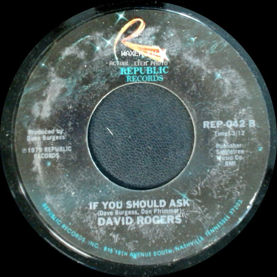David Rogers - If You Should Ask / You Are My Rainbow side A