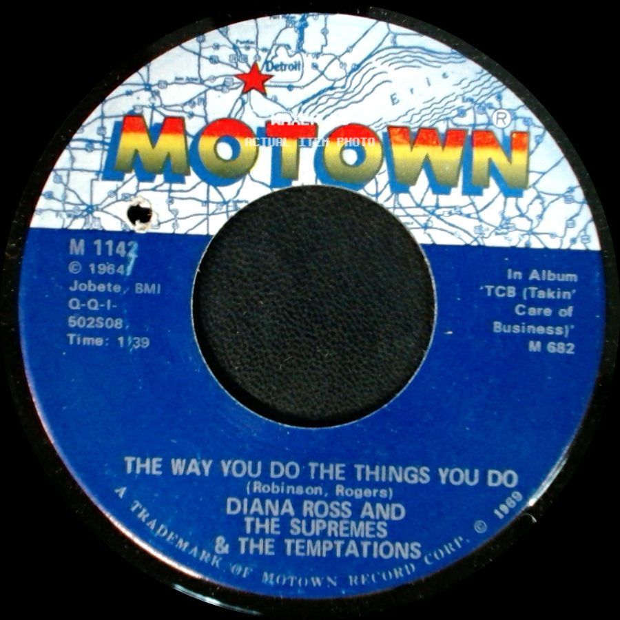 Diana Ross And The Supremes & The Temptations - The Way You Do The Things You Do / I'll Try Something New side A