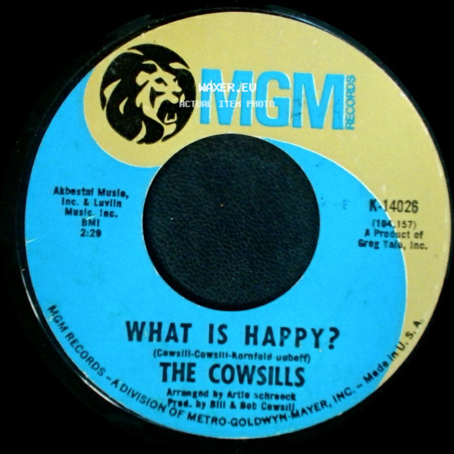 The Cowsills - What Is Happy? / Hair side A