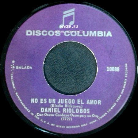 Daniel Riolobos - Todo Pasara / No Es Un Juego El Amor side B
