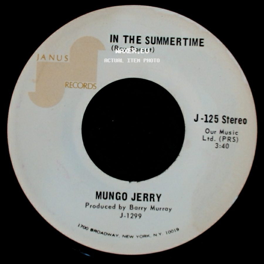 Mungo Jerry - In The Summertime / Mighty Man side A