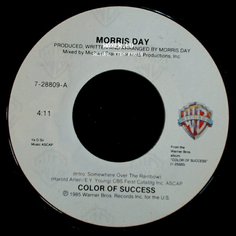 Morris Day - Color Of Success / Color Of Success (Instrumental Mix) side A