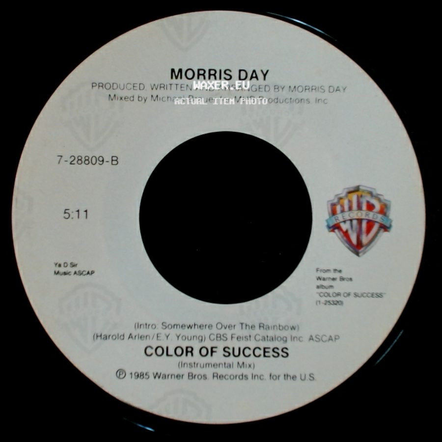 Morris Day - Color Of Success / Color Of Success (Instrumental Mix) side B