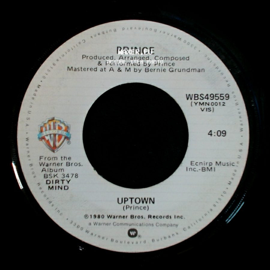Prince - Crazy You / Uptown side B