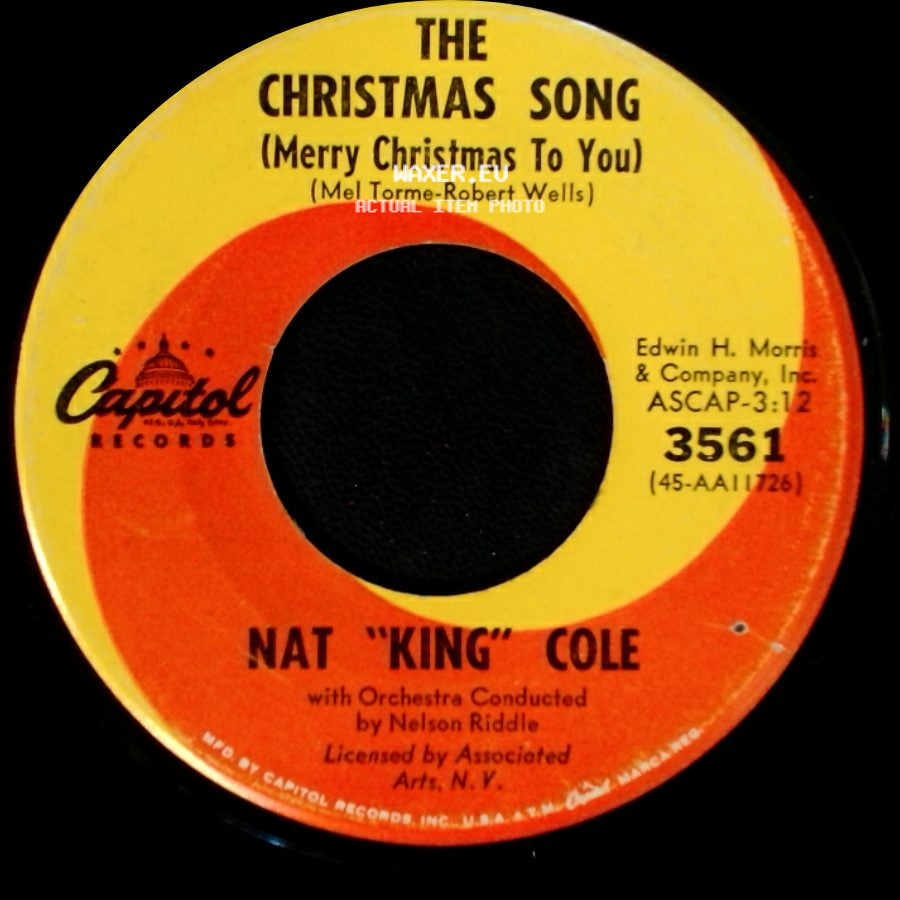 Nat "King" Cole - The Christmas Song (Merry Christmas To You) / The Little Boy That Santa Claus Forgot side A