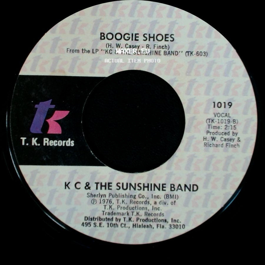 K C & The Sunshine Band - (Shake, Shake, Shake) Shake Your Booty / Boogie Shoes side B