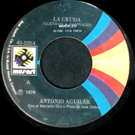 Antonio Aguilar - Salvame (Julio Cobos Castro) / La Cruda (Gustavo A. Santiago) side B