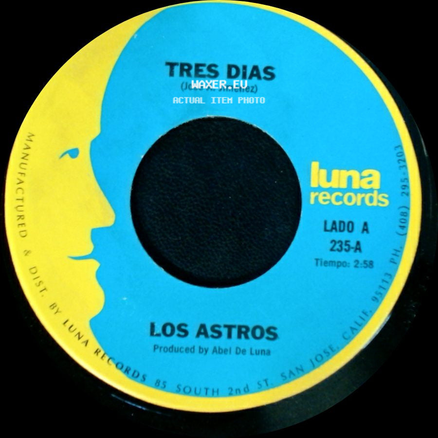 Los Astros - Tres Dias / Yo Soy Tu Querer side A