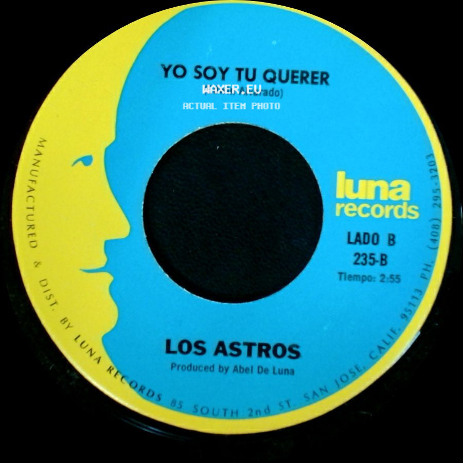Los Astros - Tres Dias / Yo Soy Tu Querer side B