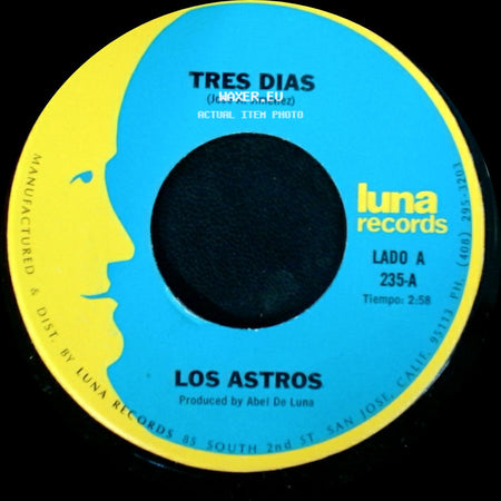 Los Astros - Tres Dias / Yo Soy Tu Querer side A