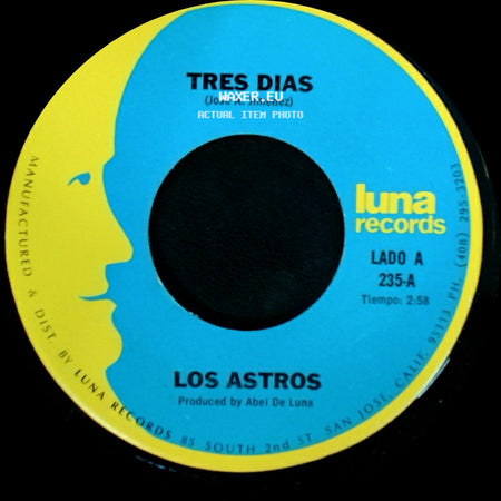 Los Astros - Tres Dias / Yo Soy Tu Querer side A