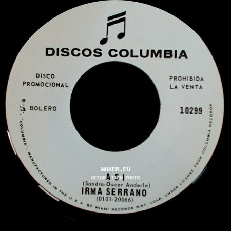 Irma Serrano - Yo Vi Llorar A Dios / Asi side B